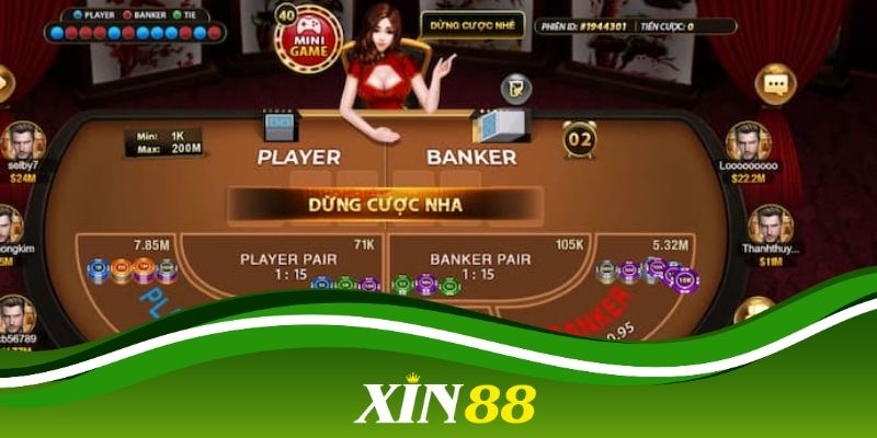 Cách tính điểm tại game Baccarat Xin88